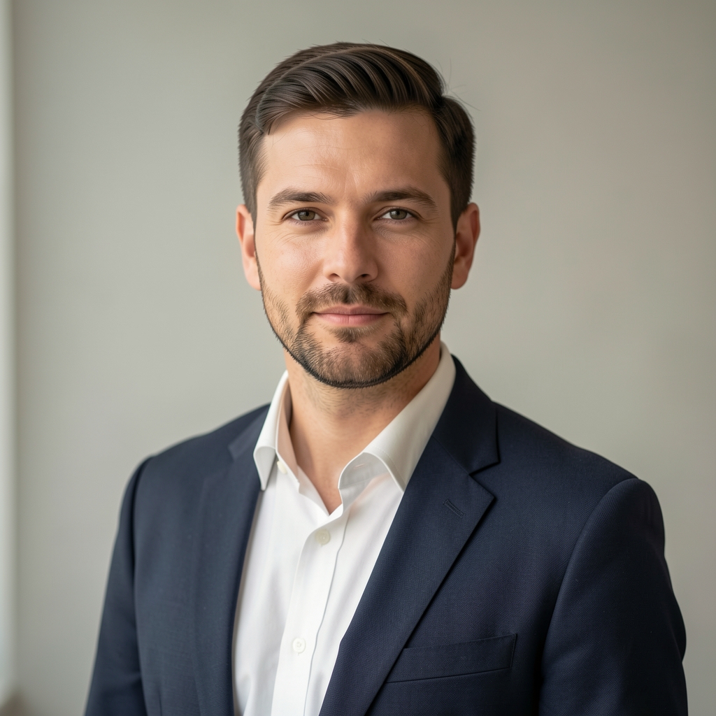 Porträtaufnahme von Stefan Koch, Gastautor bei Ostrun Journal, ruhige Studiosituation, natürliches Licht